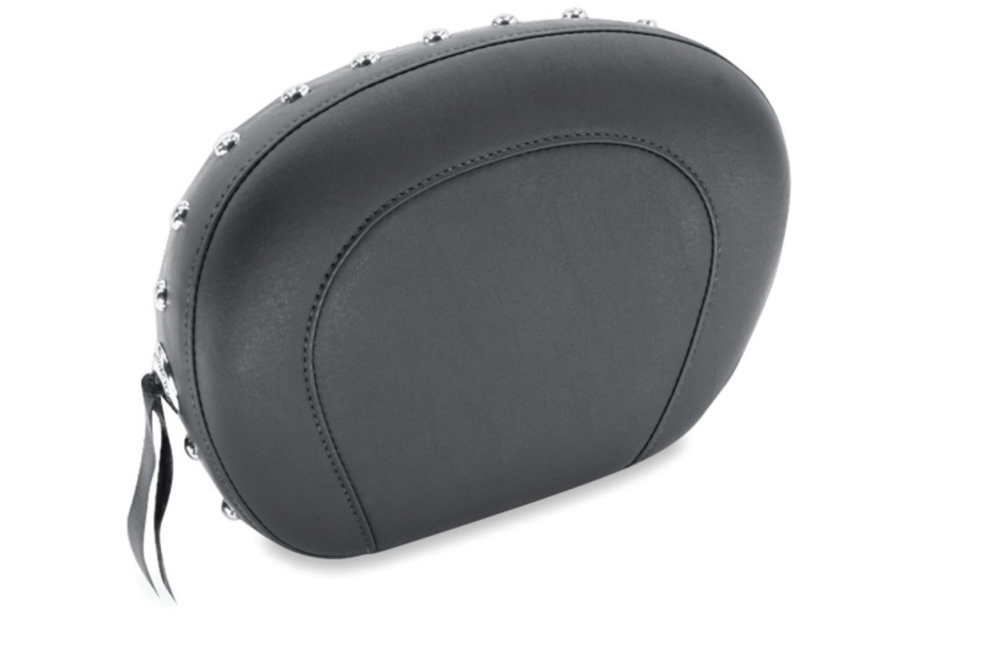 Picture of Mustang Harley Low Medallion Style Sissy Bar Pad(9 inch x 12 inch) w/Studs - Black