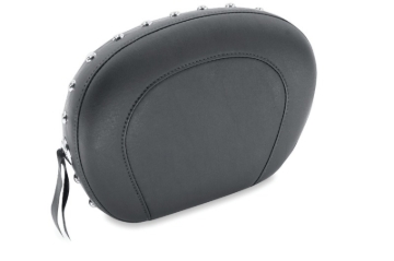 Picture of Mustang Harley Low Medallion Style Sissy Bar Pad(9 inch x 12 inch) w/Studs - Black