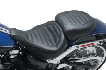 Picture of Mustang 18-23 Harley Fat Boy Standard Touring Passenger Seat - Black