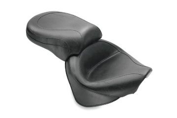 Picture of Mustang 00-11 Yamaha V-Star 1100 Classic, 02-11 V-Star 1100 Silverado 2PC Seat - Black