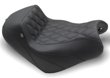 Picture of Mustang 15-23 Kawasaki Vulcan S Solo Seat Diamond Stitch - Black