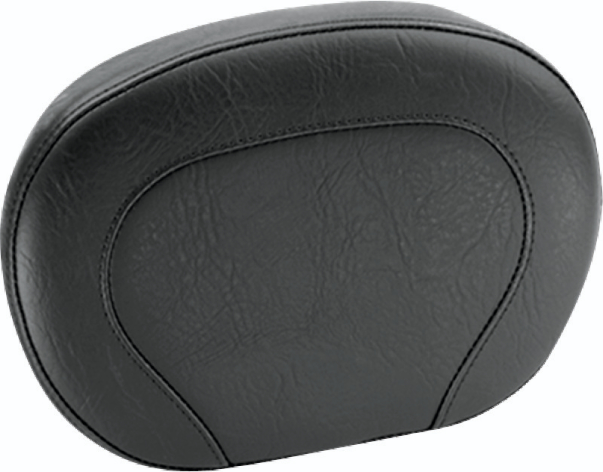 Picture of Mustang Harley Setback Vintage Sissy Bar Pad Low Medallion Style (12 inch x 9 inch) - Black