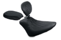 Picture of Mustang 11-13 Harley Blackline, 12-17 Slim/Slim S Wide Tripper Passenger Seat Diamond Stitch - Blac