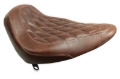 Picture of Mustang 84-06 Harley Standard Rear Tire Wide Tripper Solo Seat Diamond Stitch- Distressed Brown