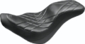 Picture of Mustang 18-21 Harley Fat Bob Standard Touring Recessed Passenger Seat - Black