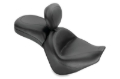 Picture of Mustang 06-21 Kawasaki Vulcan 900 Classic, Custom Touring 1PC Seat w/Driver Backrest - Black