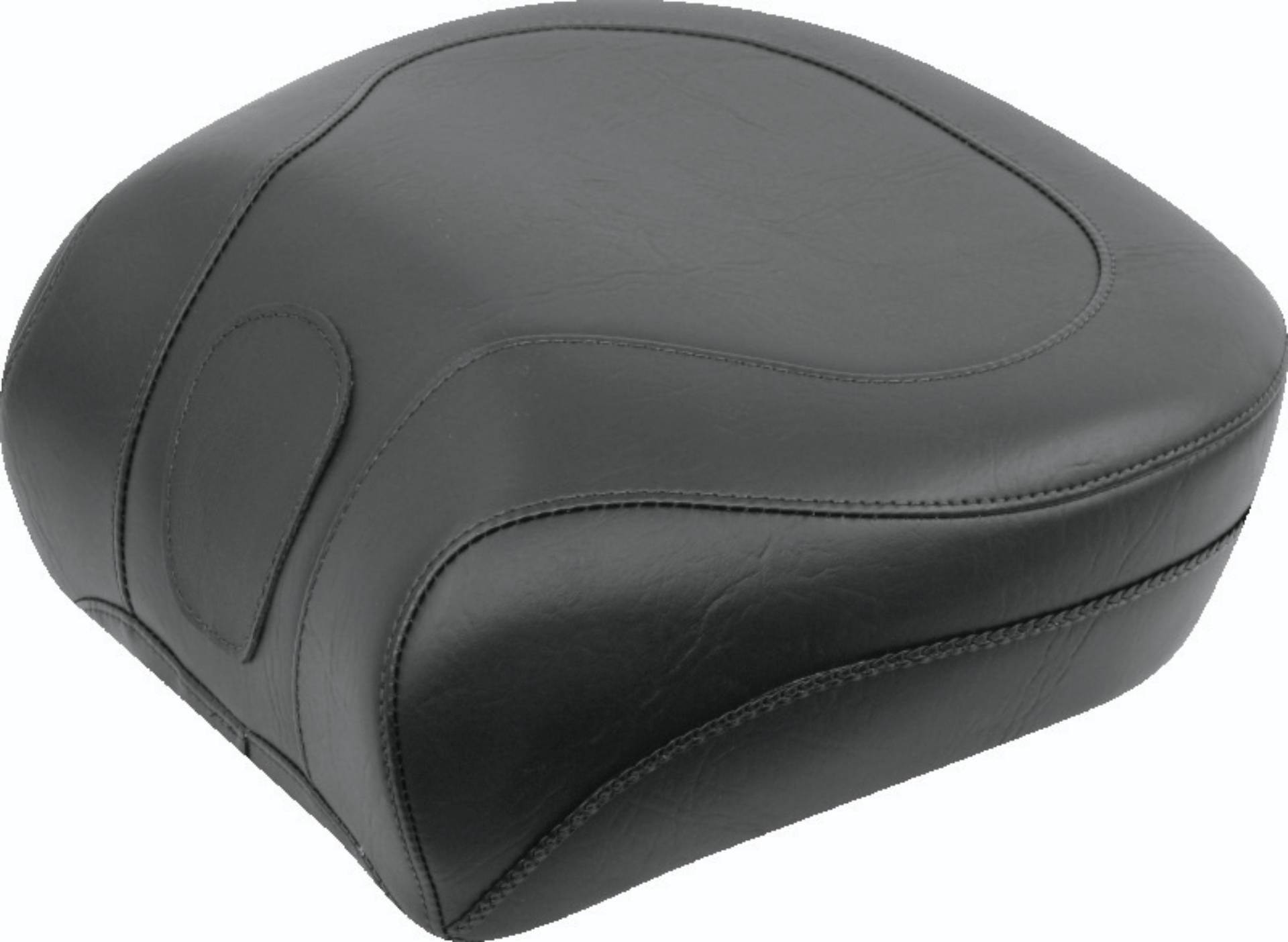 Picture of Mustang 00-15 Harley Softail Standard Rear Tire Wide Touring Recessed Passenger Seat - Black