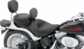 Picture of Mustang 06-17 Harley Softail Wide Tire (200mm) Wide Touring Solo Seat w/Driver Backrest - Black
