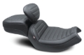 Picture of Mustang 20-22 Indian Challenger Standard Touring 1PC Seat w/Driver Backrest - Black