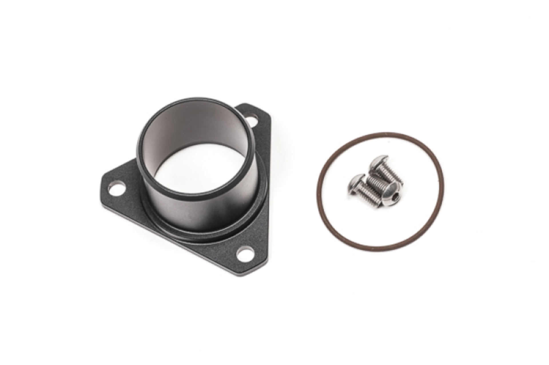 Picture of Radium Engineering FCST-X 3-Bolt Remote Mount Fill Neck - Straight - w/ 1.5in Barb