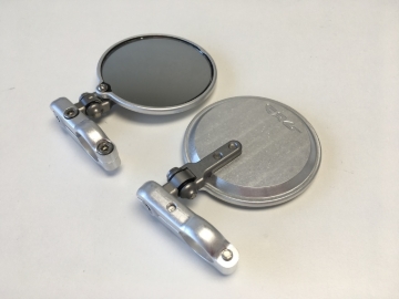 Picture of CRG Hindsight Folding 3 in. Round Bar-End Mirror Left - Silver