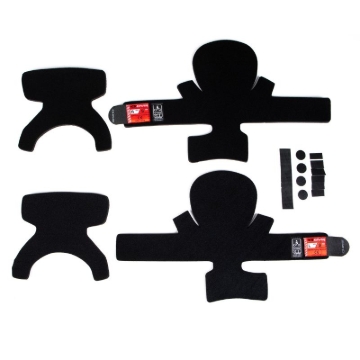 Picture of EVS Axis Liner Kit Pair (2 Liners/Velcro) Black- XL