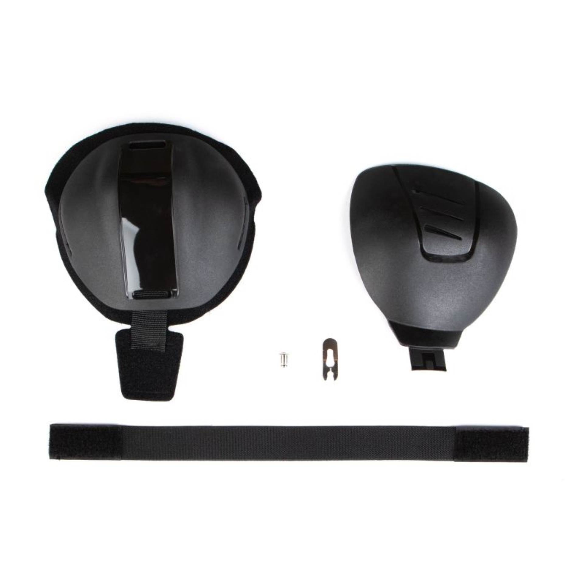 Picture of EVS Axis Patella Cup Replacement(Strap/Liner/Right Cup/Hardware) Black - Small/Medium