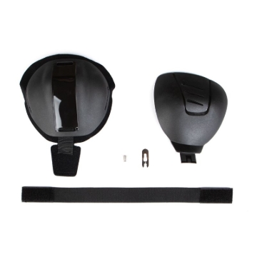 Picture of EVS Axis Patella Cup Replacement(Strap/Liner/Left Cup/Hardware) Black - Large/XL