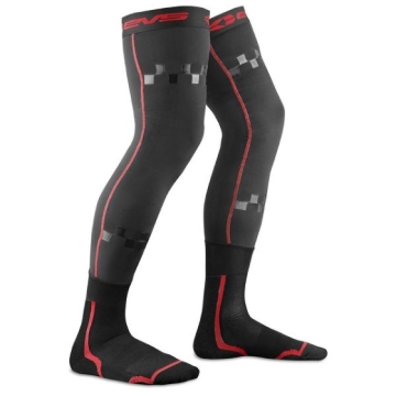 Picture of EVS Fusion Sock Combo Black/Red - Large/XL