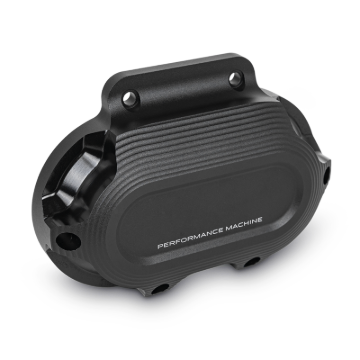 Picture of Performance Machine Cable Clutch Cover Race Series - Black Ops