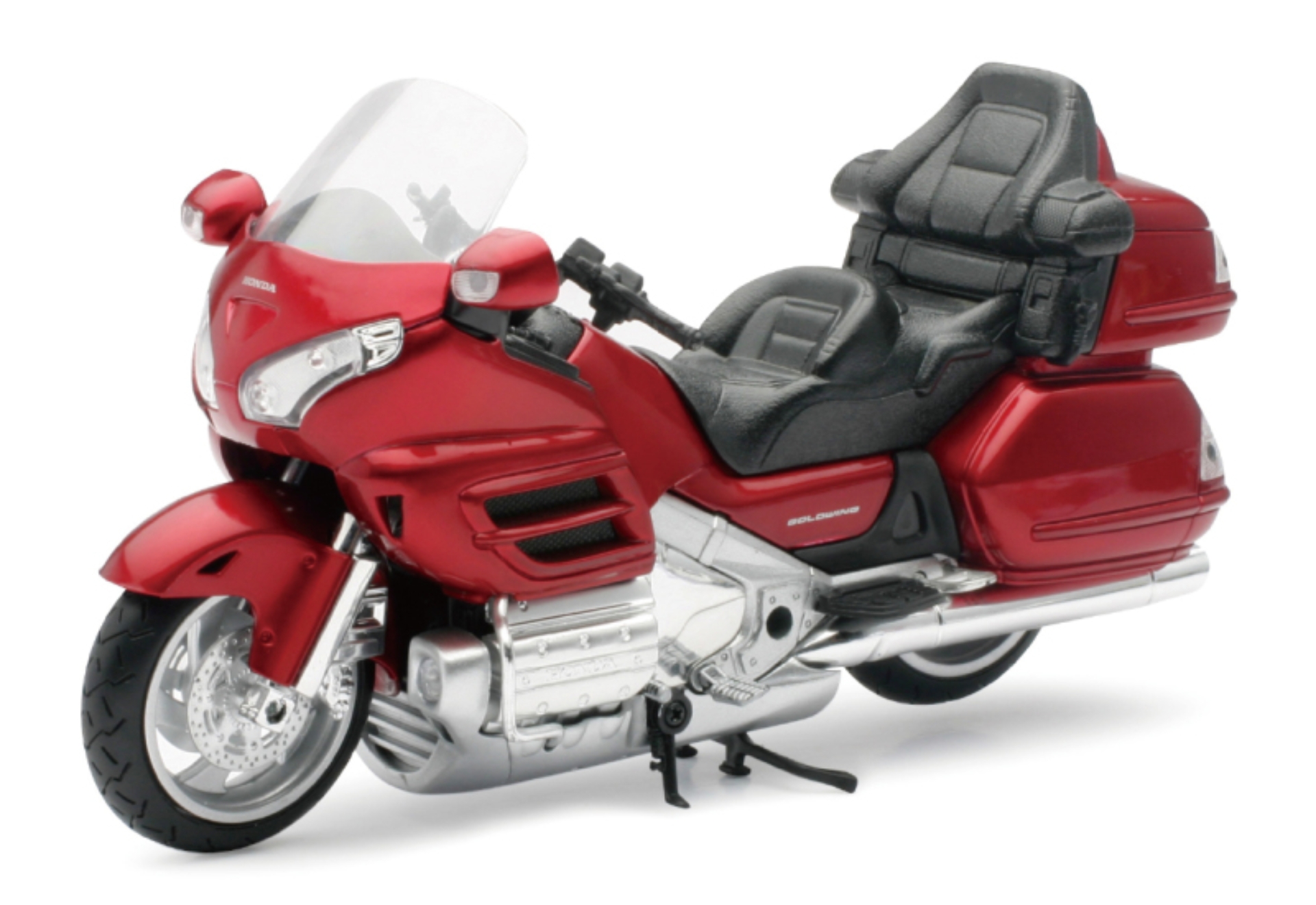 Picture of New Ray Toys Honda Gold Wing Bike ( Red)/ Scale 1:12