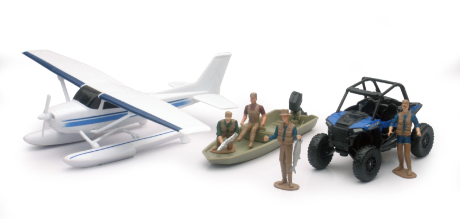 Picture of New Ray Toys Xtreme Adventure with Polaris RZR and Float Plane Set