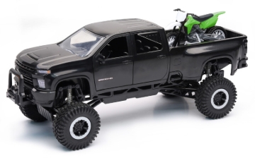 Picture of New Ray Toys Chevy Off Road Pickup with Dirt Bike/ Scale - 1:20