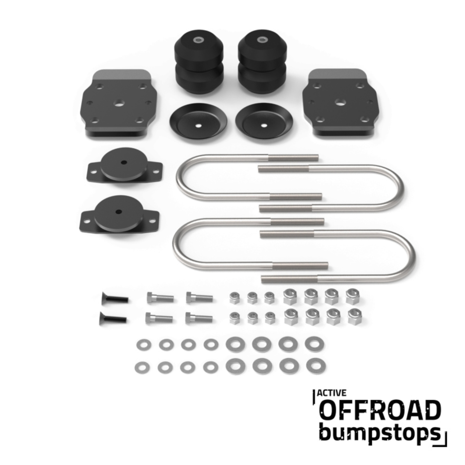 Picture of Timbren 2015+ Chevrolet Colorado Rear Active Off Road Bumpstops w/ U-Bolt Flip Kit