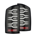 Picture of AlphaRex 02-06 Dodge Ram 1500/03-06 Dodge Ram 2500+3500 Luxx-Series LED Tail Lights (Pair) Black