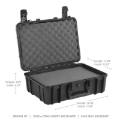 Picture of Go Rhino XVenture Gear Hard Case w/Foam - Medium 18in. / Lockable / IP67 - Tex. Black