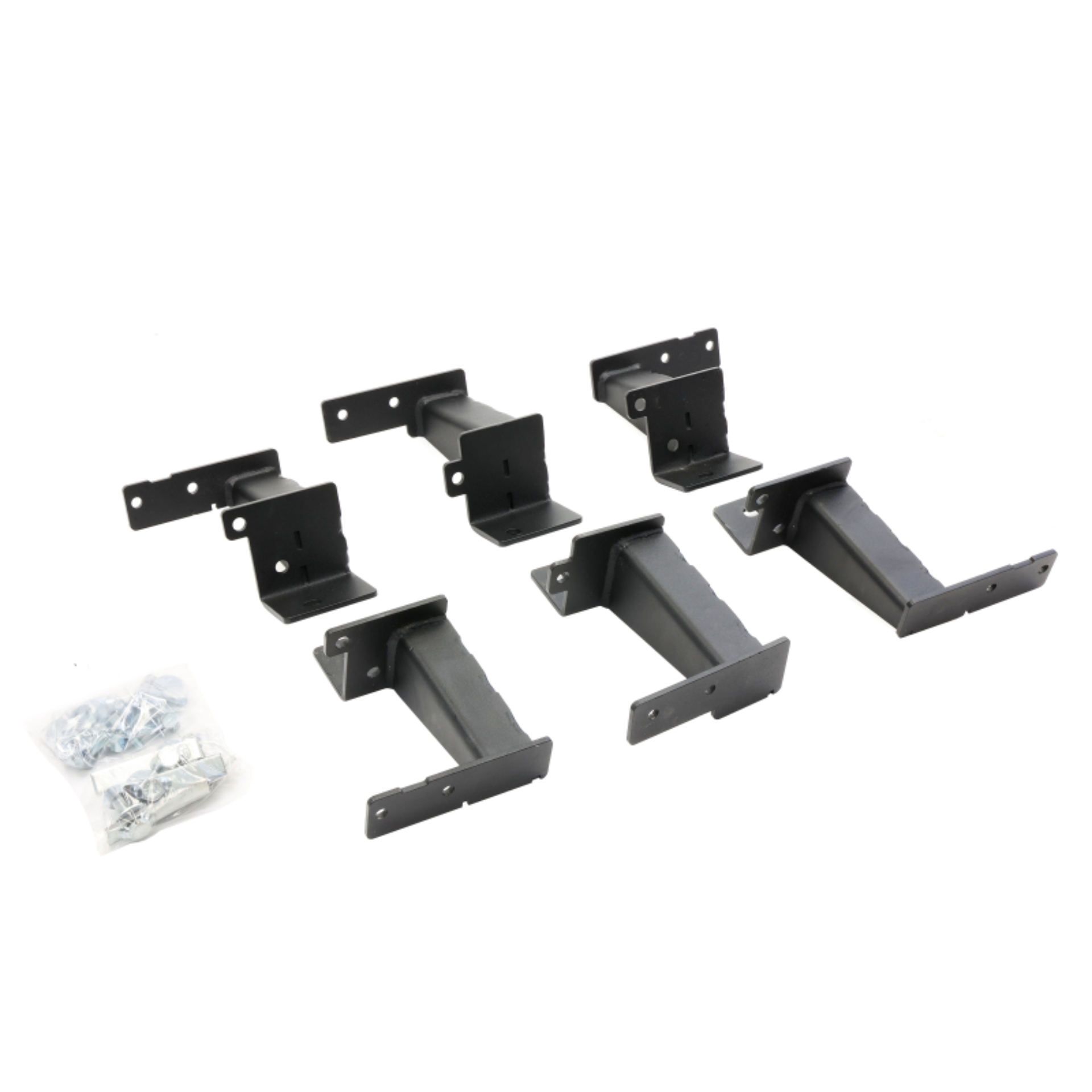 Picture of Go Rhino 21-24 Ford Bronco 4dr (Excl. Sport) Brackets for Dominator Xtreme Frame Slider - Tex. Blk
