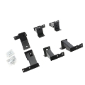 Picture of Go Rhino 16-23 Toyota Tacoma DC 4dr Brackets for Dominator Xtreme Frame Slider - Tex. Blk