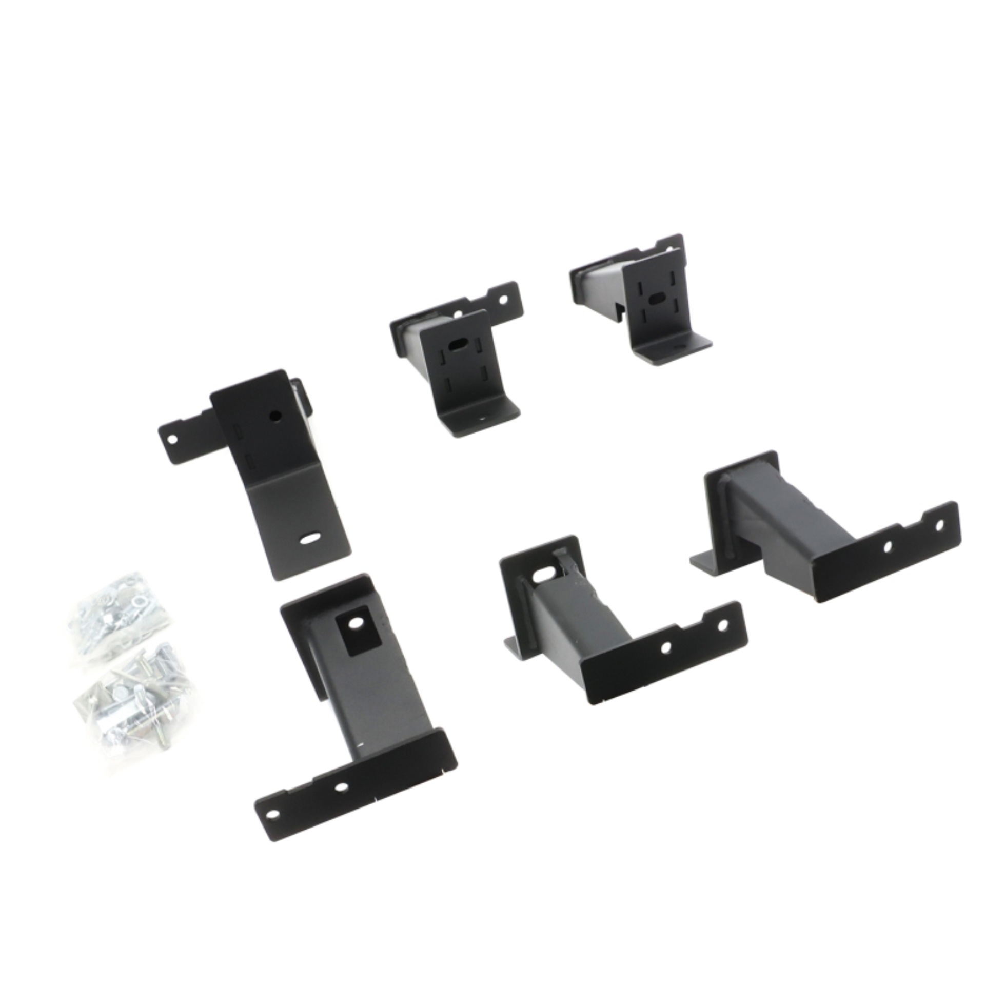 Picture of Go Rhino 16-23 Toyota Tacoma DC 4dr Brackets for Dominator Xtreme Frame Slider - Tex. Blk