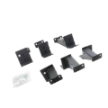 Picture of Go Rhino 07-18 Jeep Wrangler JKU 4dr Brackets for Dominator Xtreme Frame Slider - Tex. Blk