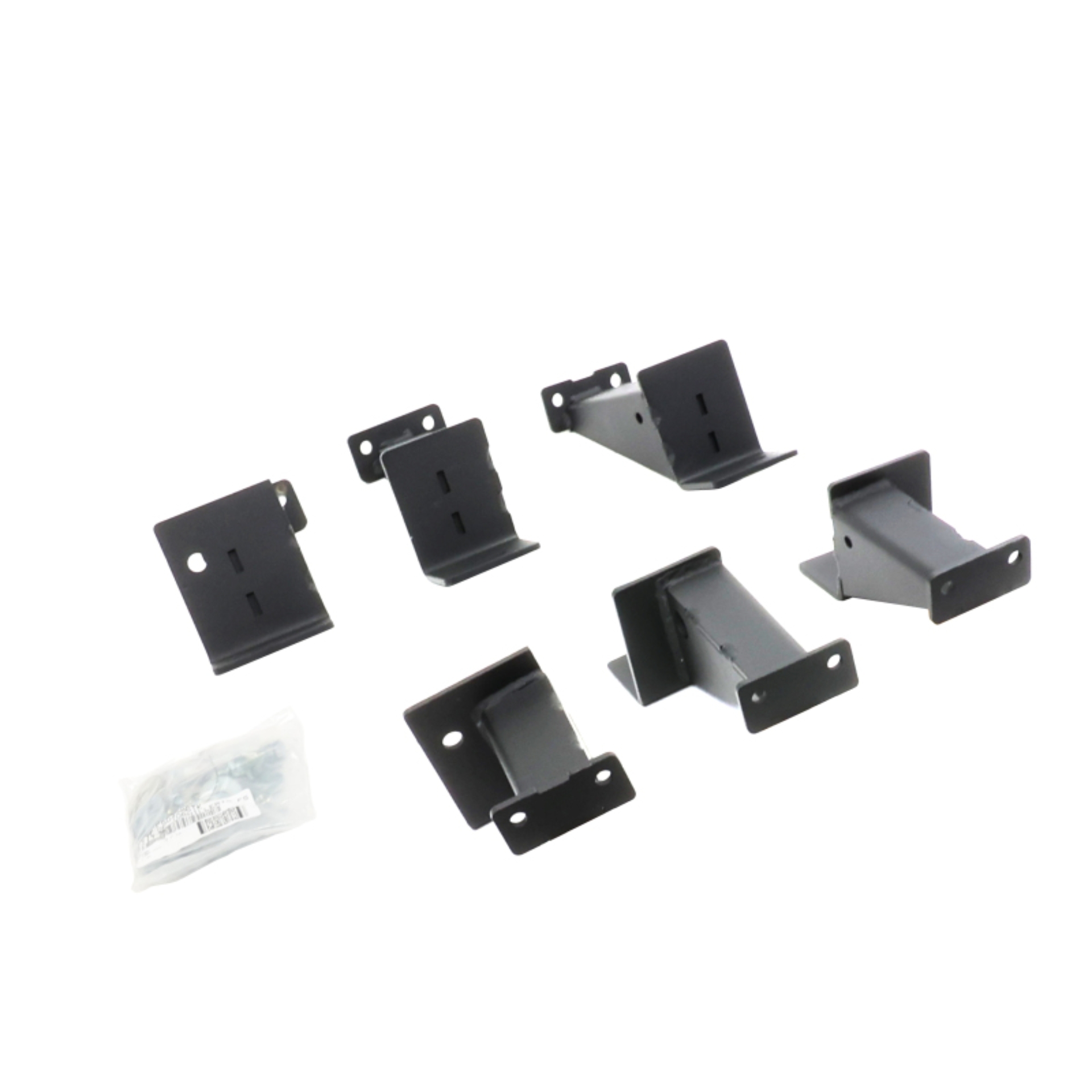 Picture of Go Rhino 07-18 Jeep Wrangler JKU 4dr Brackets for Dominator Xtreme Frame Slider - Tex. Blk