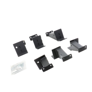 Picture of Go Rhino 07-18 Jeep Wrangler JKU 4dr Brackets for Dominator Xtreme Frame Slider - Tex. Blk