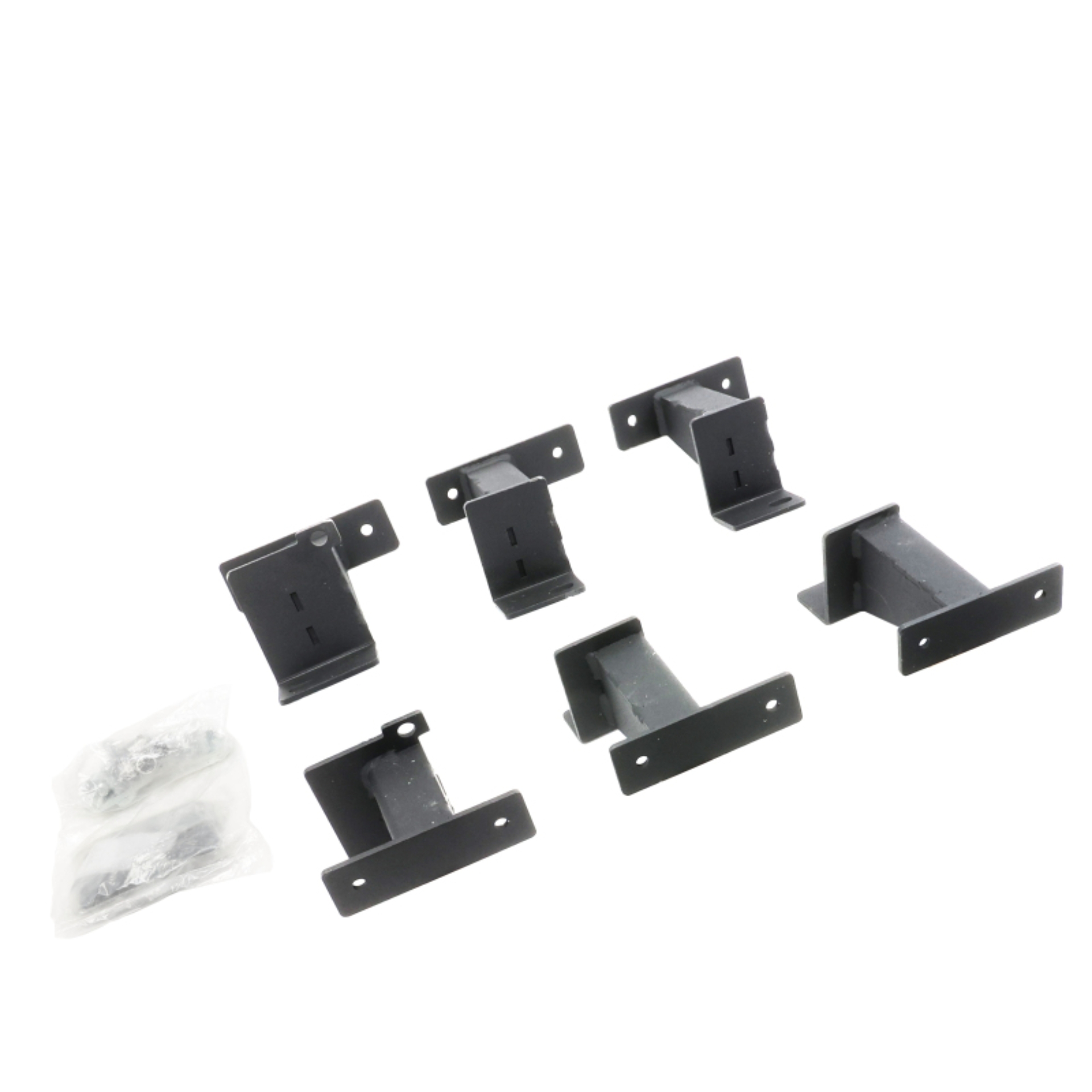 Picture of Go Rhino 18-24 Jeep Wrangler JLU 4dr Brackets for Dominator Xtreme Frame Slider - Tex. Blk