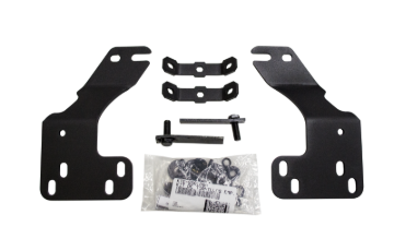 Picture of Go Rhino 14-15 Chevy Silverado 1500 (Excl. Drvr Alrt Pkg) RC4 & RC3 LR Brackets - Tex. Blk