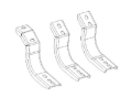 Picture of Go Rhino 2024 Toyota Tacoma DC 4dr Brackets for OE Xtreme Cab Length SideSteps - Tex. Blk