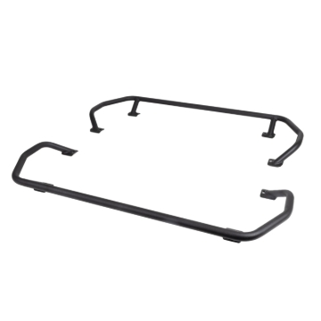 Picture of Go Rhino SRM300 Quad Overland Rail Kit (For 40x40in. Rack) - Tex. Blk (Rails ONLY - Req. Platform)