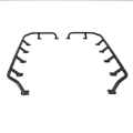Picture of Go Rhino SRM300 Tri-Rail Kit (For 60x40in. Rack) - Tex. Blk (Rails ONLY - Req. Platform)