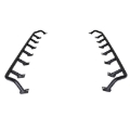 Picture of Go Rhino SRM300 Dual Rail Kit (For 80x40in. Rack) - Tex. Blk (Rails ONLY - Req. Platform)