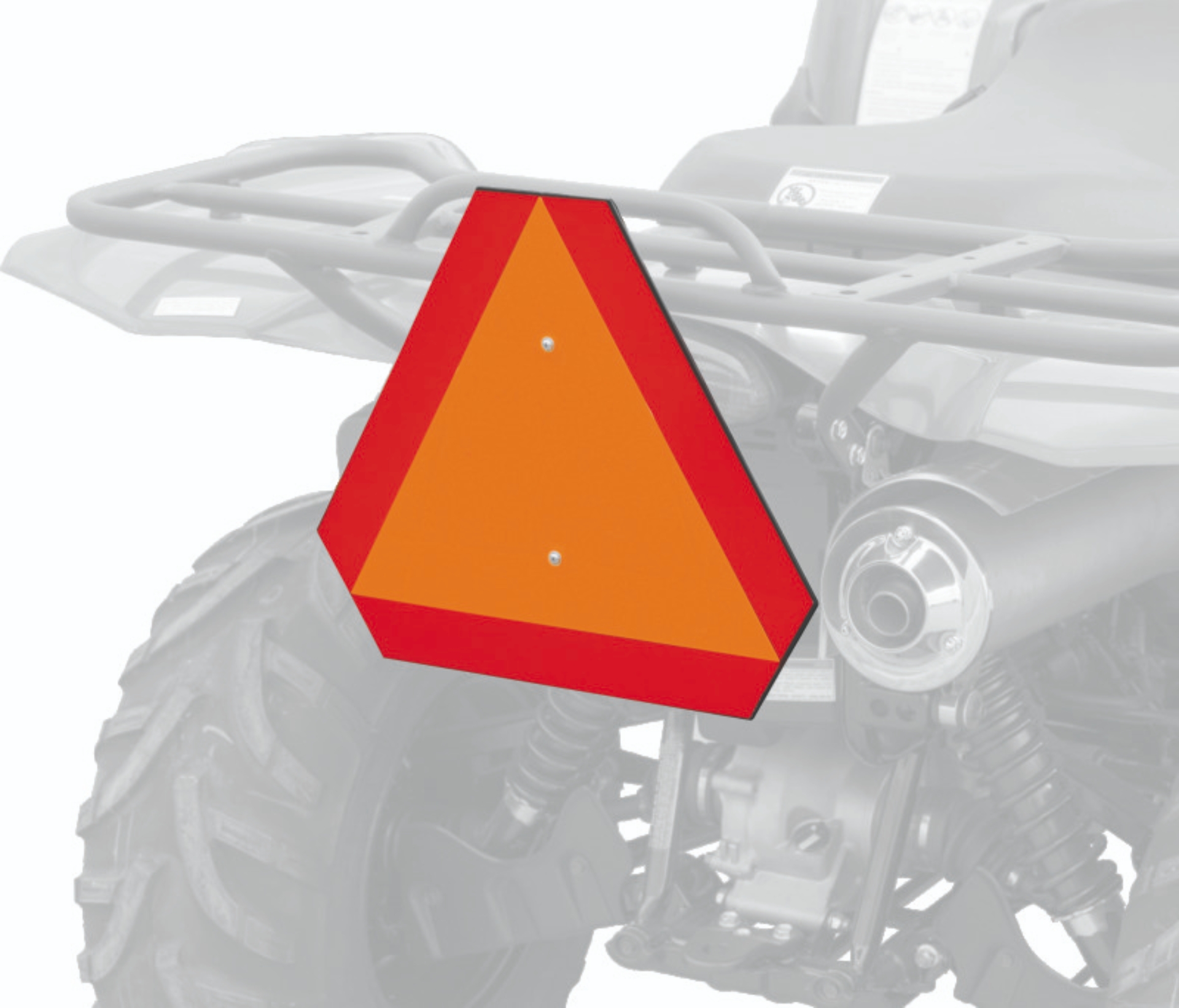 Picture of QuadBoss ATV Safety Emblem - Orange