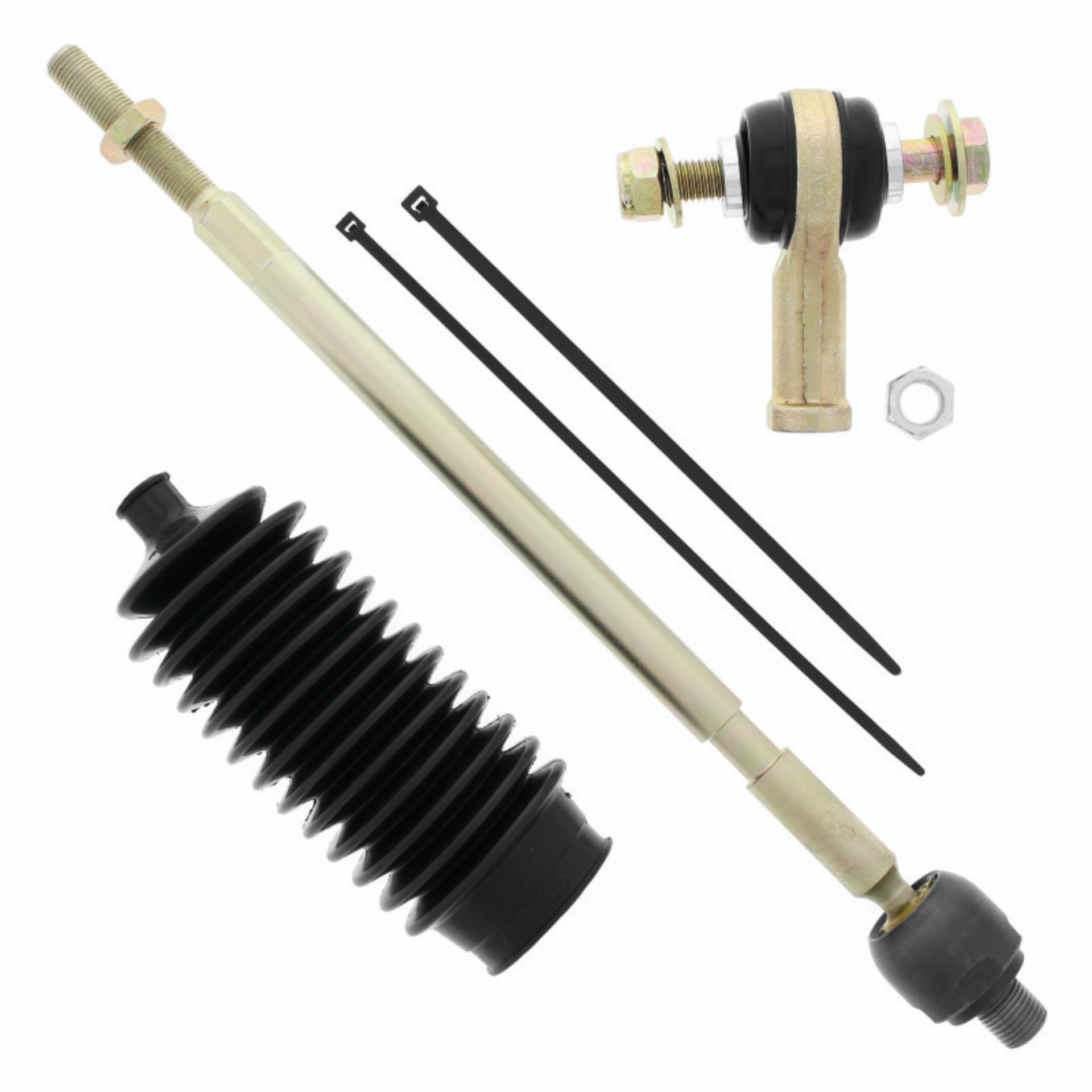 Picture of QuadBoss 14-19 Can-Am Commander 1000 Steering Rack Tie Rod Assembly Kit - Left Inner and Outer