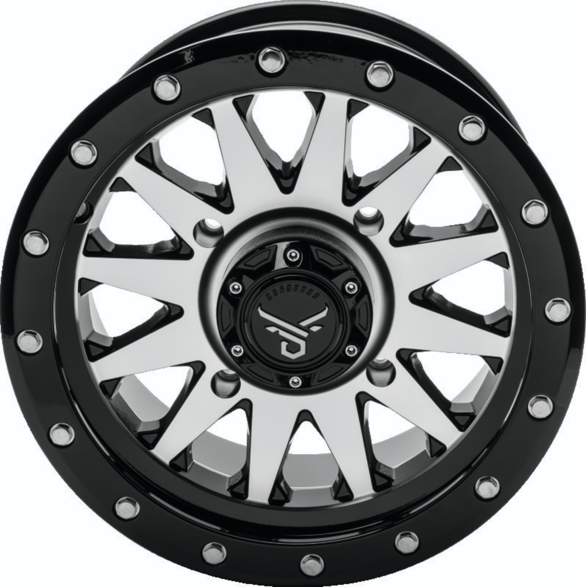Picture of QuadBoss Wagon 14X7 4+3 4/156 Black Machined
