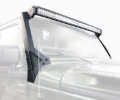 Picture of Go Rhino 07-18 Jeep Wrangler JK/JKU (Ex Mjve/392/4xe) Windshield Light Bar Mount Brkt - 50in Sgl Row