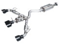 Picture of AWE Tuning 2023+ Toyota GR Corolla Touring Edition Exhaust - Diamond Black Tips