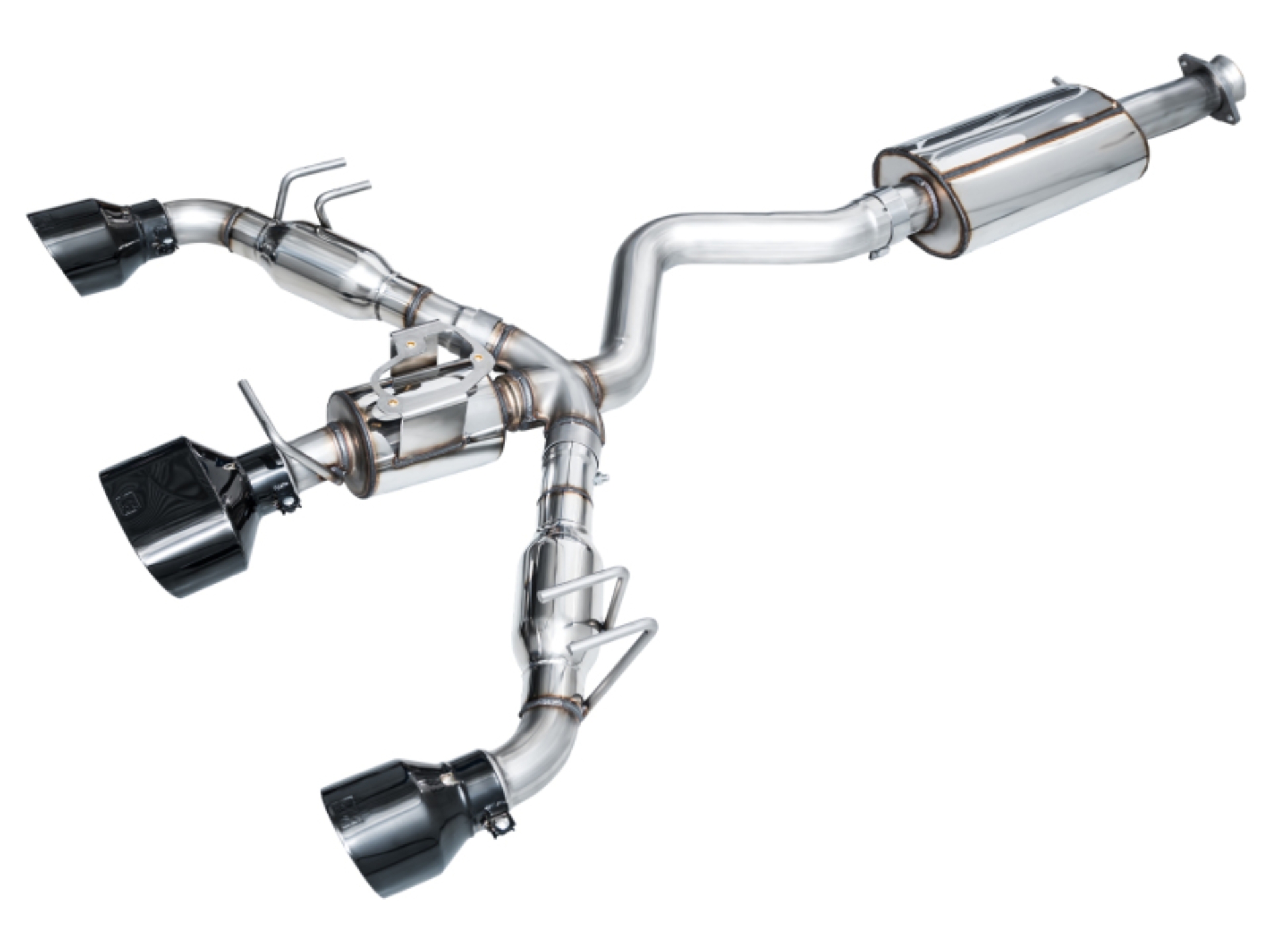 Picture of AWE Tuning 2023+ Toyota GR Corolla Touring Edition Exhaust - Diamond Black Tips