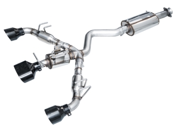 Picture of AWE Tuning 2023+ Toyota GR Corolla Touring Edition Exhaust - Diamond Black Tips