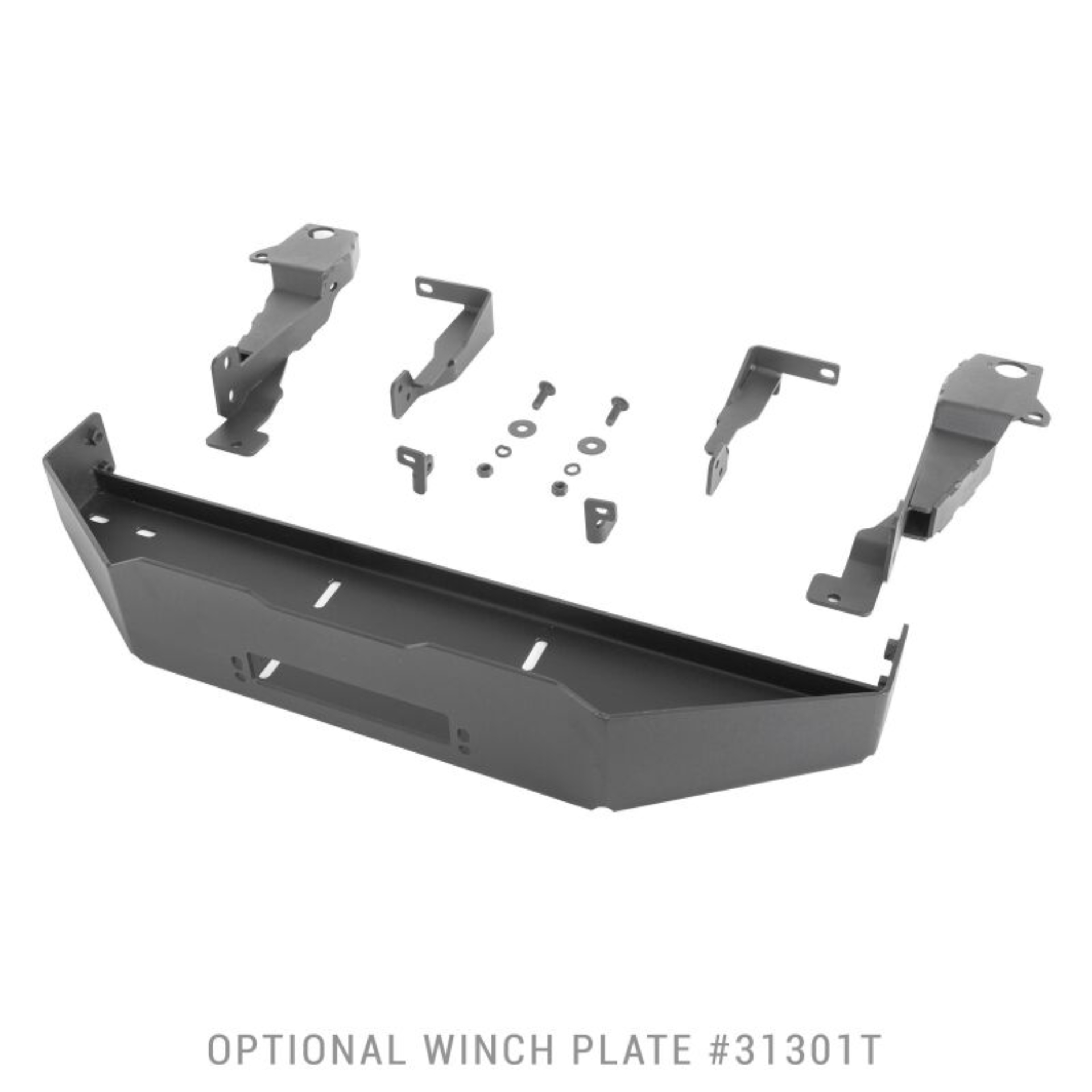 Picture of Go Rhino 19-24 Ram 1500 3100 Series StepGuard Winch Tray Kit (Req. 3130T or 3130MT) - Tex. Black