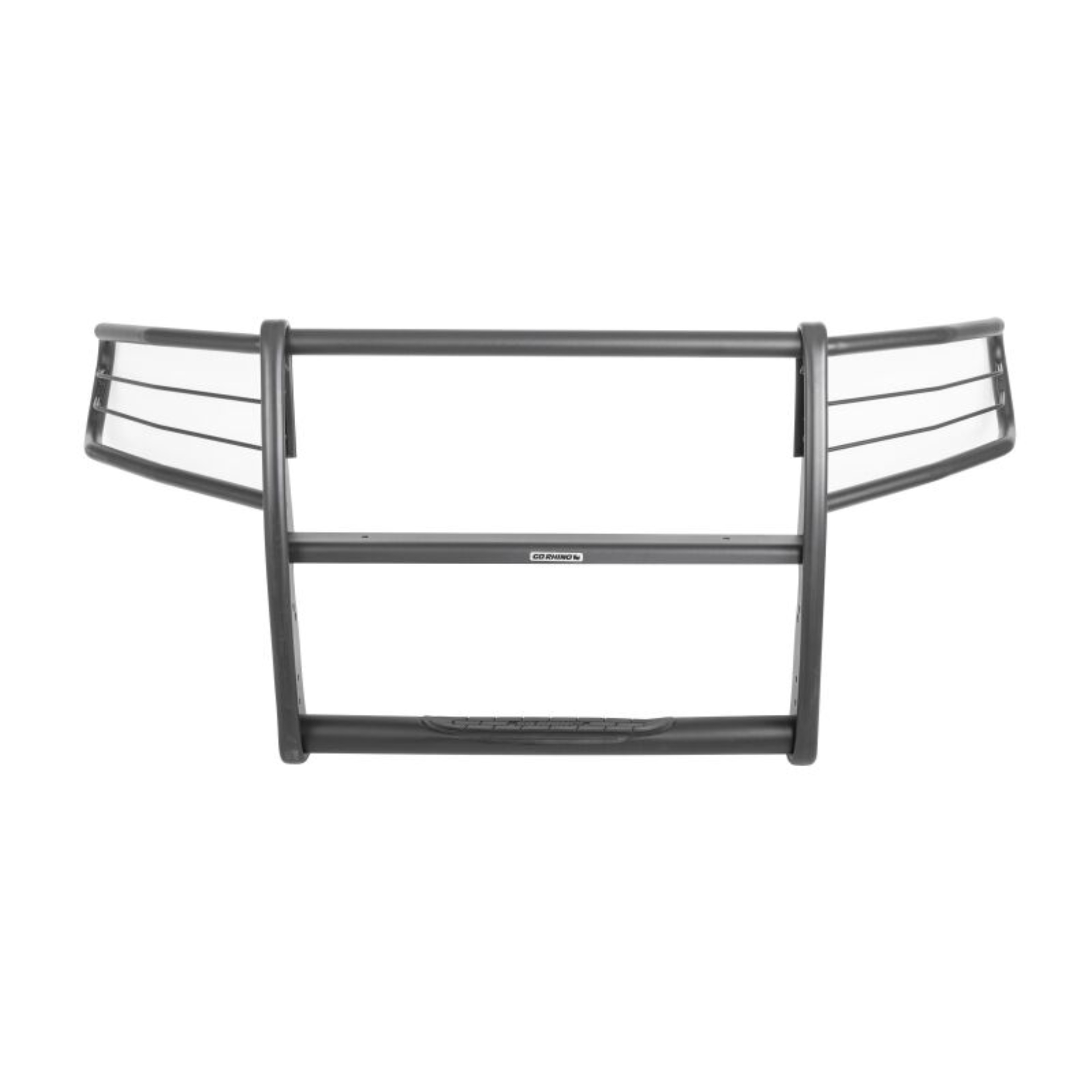 Picture of Go Rhino 19-24 Ram 1500 3100 Series StepGuard Center Grille + Brush Guards - Tex. Black