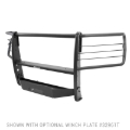 Picture of Go Rhino 18-20 Ford F-150 3100 Series StepGuard Center Grille + Brush Guard - Tex. Blk
