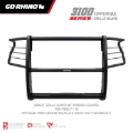 Picture of Go Rhino 18-20 Ford F-150 3100 Series StepGuard Center Grille + Brush Guard - Tex. Blk