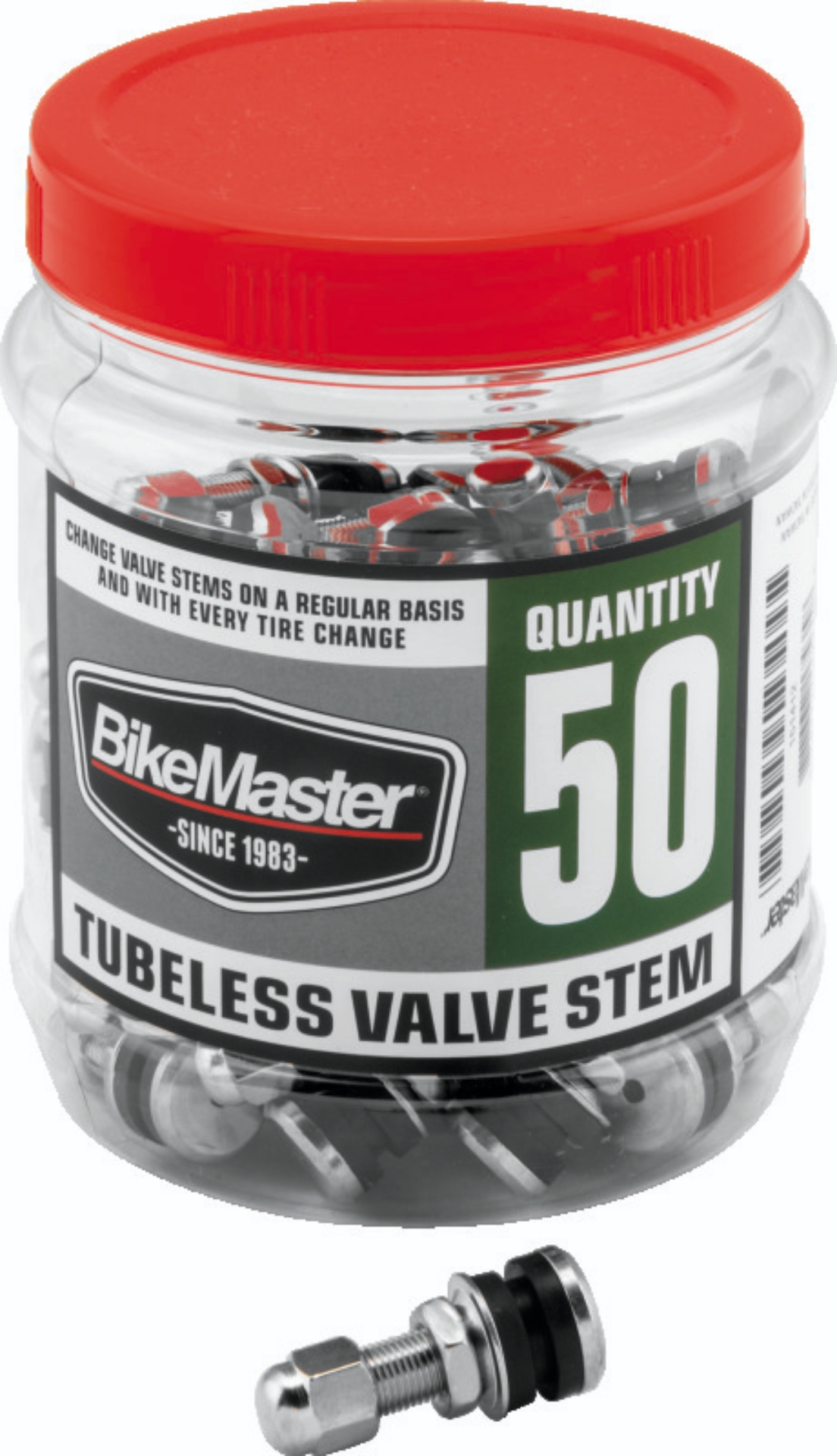 Picture of BikeMaster Valve Stem Chrome Tubeless Tub 50